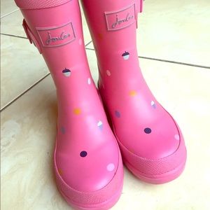 Joules girls rain boots size 12